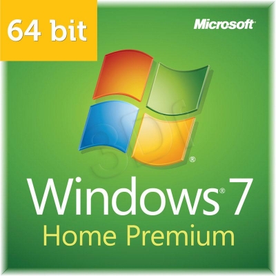 MS Windows 7 Home Premium SP1 64-bit English 1pk DVD OEM