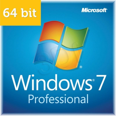 MS Windows 7 Professional SP1 64-bit English 1pk DVD OEM