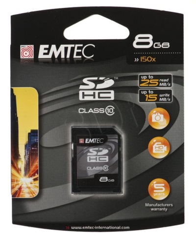 EMTEC SD 8GB class 10