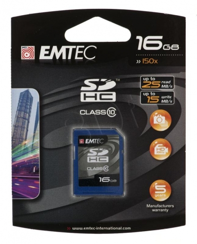 EMTEC SD 16GB class 10