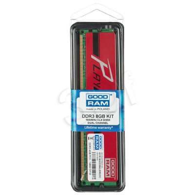 GOODRAM DDR3 PLAY 8192MB PC1600 2x4GB RED CL9