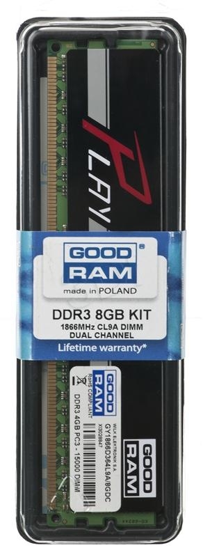 GOODRAM DDR3 8192GB PC1866 DUAL 2 x 4GB CL9