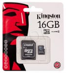 KINGSTON SECURE DIGITAL SDHC  MICRO SDC4/16GB+1ADAP