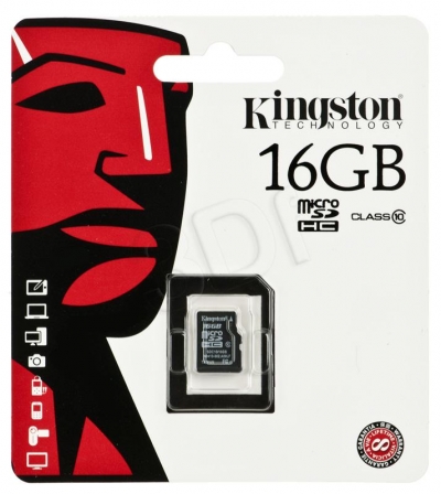 KINGSTON SECURE DIGITAL MICRO SDHC SDC10/16GBSP