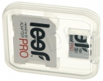 LEEF microSDHC PRO w/Adapter 16GB WHITE