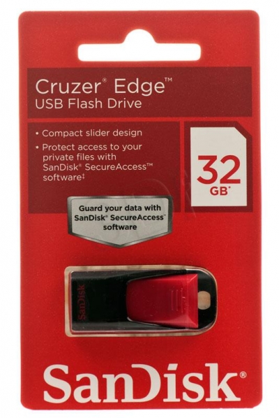 SANDISK FLASHDRIVE CRUZER EDGE 32GB