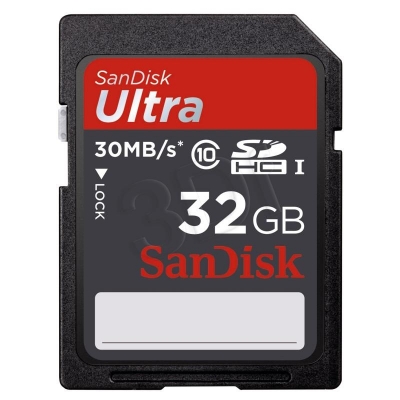 SANDISK SECURE DIGITAL SDHC 32GB ULTRA