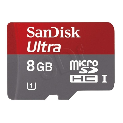 SANDISK MICRO SD 8GB ULTRA Class 10 + ADAPTER