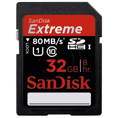 SANDISK SD 32GB EXTREME Class 10 UHS-I