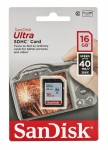 SANDISK SDHC 16GB ULTRA 40MB/s Class 10 UHS-I