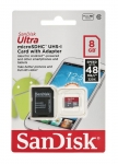 SANDISK microSDHC 8GB ULTRA 48MB/s Class 10 + Adapter SD + Memory Zone Android App