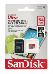 SANDISK microSDXC 64GB ULTRA 48MB/s Class 10 + Adapter SD + Memory Zone Android App