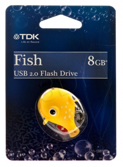 TDK FISH USB 2.0 Flash Drive 8GB