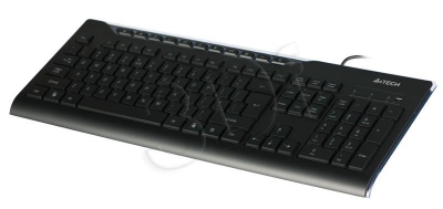 KLAWIATURA A4-TECH KD-800L X-SLIM USB LED NIEBIESKI