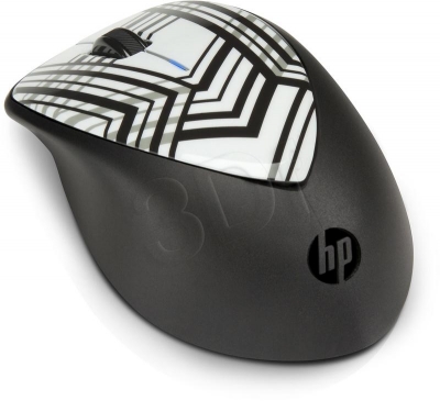 HP Wireless Mouse X4000 with Laser Sensor - Zebra