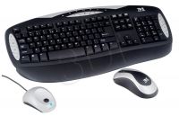 ZESTAW MODECOM KLAW+MYSZ MC-6000 BLACK-SILV (wyprzedaż zapasu magazynowego)