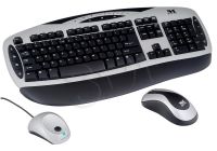 ZESTAW MODECOM KLAW+ MYSZ (BEZPRZEW) MC-6000 SILV