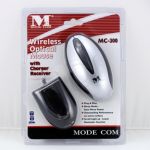 BEZPRZEWODOWA MYSZ MODECOM MC-300 SILVER-BLACK (wyprzedaż zapasu magazynowego)