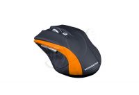 BEZPRZEWOD. MYSZ OPTYCZNA MODECOM MC-WM5 BLK-ORANGE