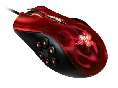 MYSZ RAZER NAGA HEX WRAITH RED 5600 DPI
