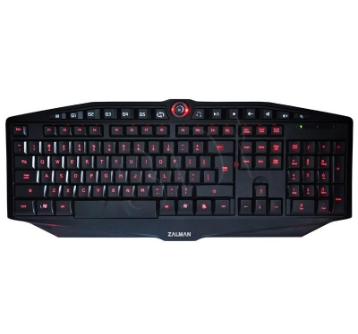 KLAWIATURA ZALMAN ZM-K400G - USB - CZARNA