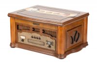 Retro gramofon z CD i FM HYUNDAI RTC315