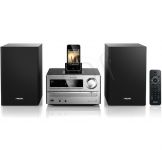 Mini wieża PHILIPS DCM2020/12 ( System Bass Reflex; Cyfrowa korekcja dźwięku; Podstawka dokująca – i