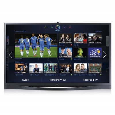 TV 51 Plazma Samsung PS51F8500 (DVB-T, 600Hz, Smart TV, 2 pary okularów, USB multi, WiFi)