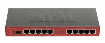 MikroTik RB2011LS-IN 5xLAN + 5xGLAN + 1xSFP PoE L4