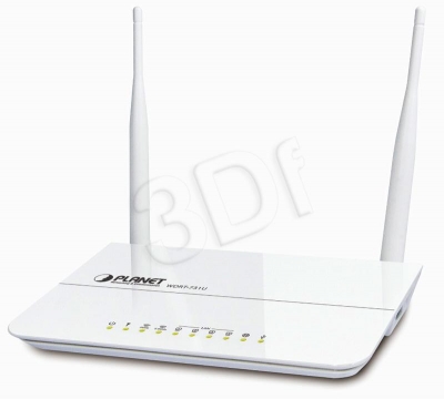 PLANET WDRT-731U Router 300N DualBand 2,4/5GHz, Gigabit LAN i WAN, USB 2.0 (Print Server, NAS)