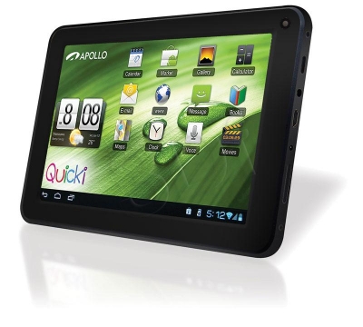 Apollo PC TABLET QUICKI 727 BLACK