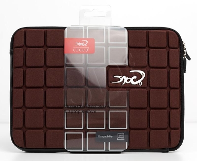 CROCO CHOCOLATE ETUI NA TABLET/NETBOOK 10.2 BRĄZ
