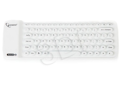 KLAWIATURA BLUETOOTH SILIKONOWA MINI WHITE