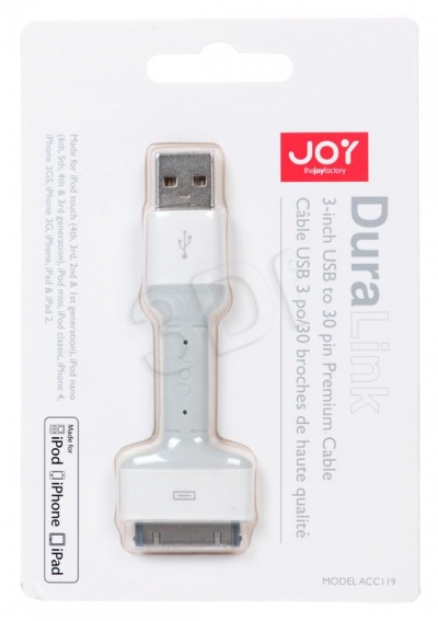 Joy Factory przewód 30pin do USB, 7,5cm