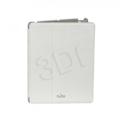 PURO BOOKLETCOVER -ETUI IPAD 2/NOWY IPAD SREBRNY