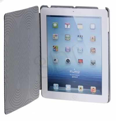PURO GOLF COVER - ETUI IPAD 2/NOWY IPAD GRANATOWY