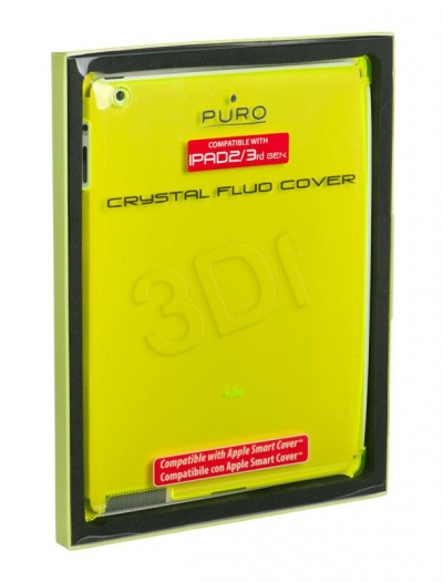 PURO CRYSTAL FLUO COVER NEW IPAD ZIELONY