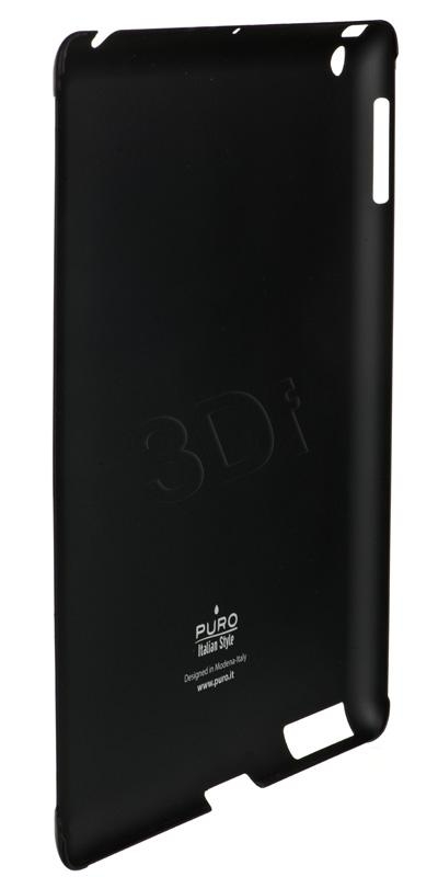 PURO BACK COVER -PLECKI iPAD2/RETINA - CZARNE