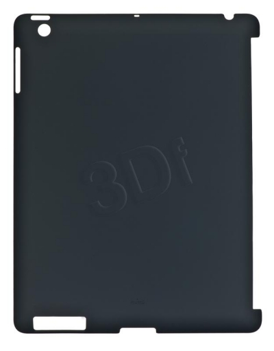 PURO BACK COVER -PLECKI iPAD2/RETINA - GRANATOWE
