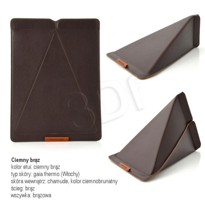 SNAB ETUI DO IPAD2/NEW IPAD BRĄZOWY