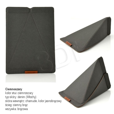 SNAB ETUI DO IPAD2/NEW IPAD SZARY