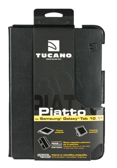 TUCANO PIATTO - Etui Samsung Glaxy Tab 10.1 czarny