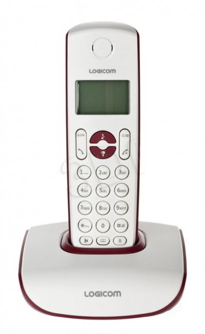 TELEFON LOGICOM NOVA 350 Deco (Bordowy)