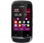 NOKIA C2-02 CHROME BLACK