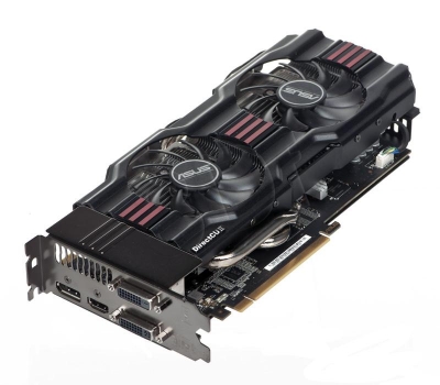 ASUS GeForce GTX670 2048MB DDR5/256bit DVI/HDMI/DP PCI-E (1058/6008) (wer. OC) (wentylator DirectCU 