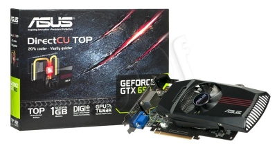 ASUS GF GTX 650 1024MB DDR5/128b D/H PCI-E DC TOP+g