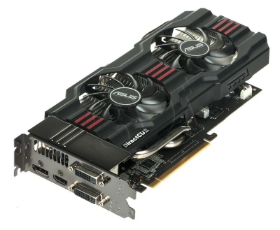 ASUS GF GTX660Ti 2048MB DDR5/192b D/H/DP PCI DC2 OC
