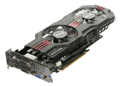 ASUS GF GTX650Ti 1024MB DDR5/128b D/H/DP PCI DC2 OC