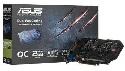 ASUS GF GTX 650Ti 2048MB DDR5/128b D/H PCI-E OC