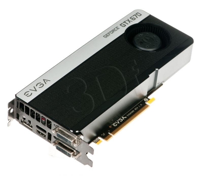 EVGA GF GTX670 2048MB DDR5/256b D/H/DP PCI-E